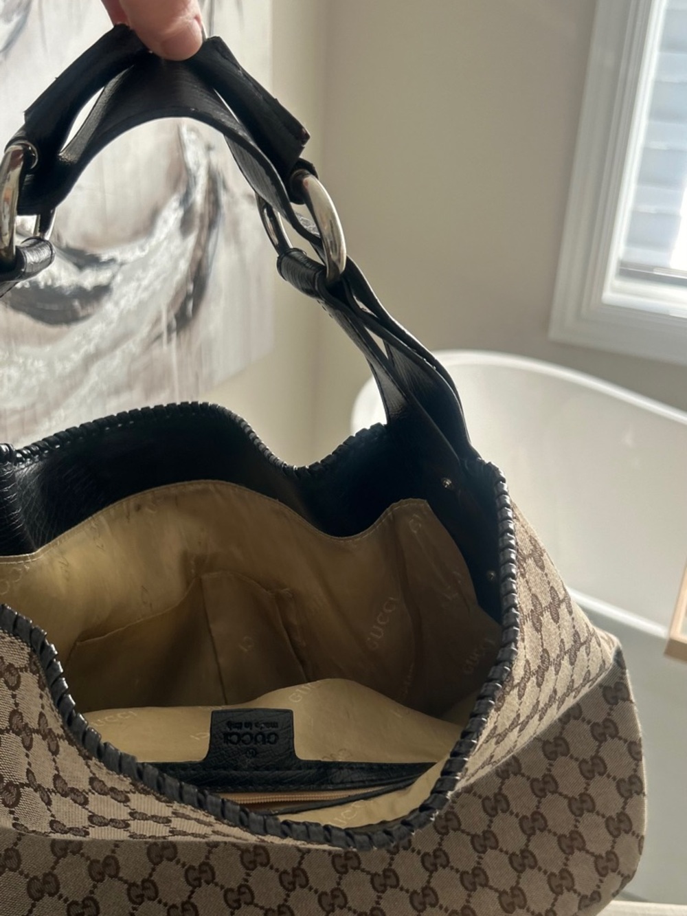 GG Canvas Hobo Bag - Picture 13 of 15